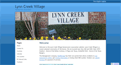 Desktop Screenshot of lynncreekvillage.org