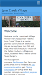 Mobile Screenshot of lynncreekvillage.org